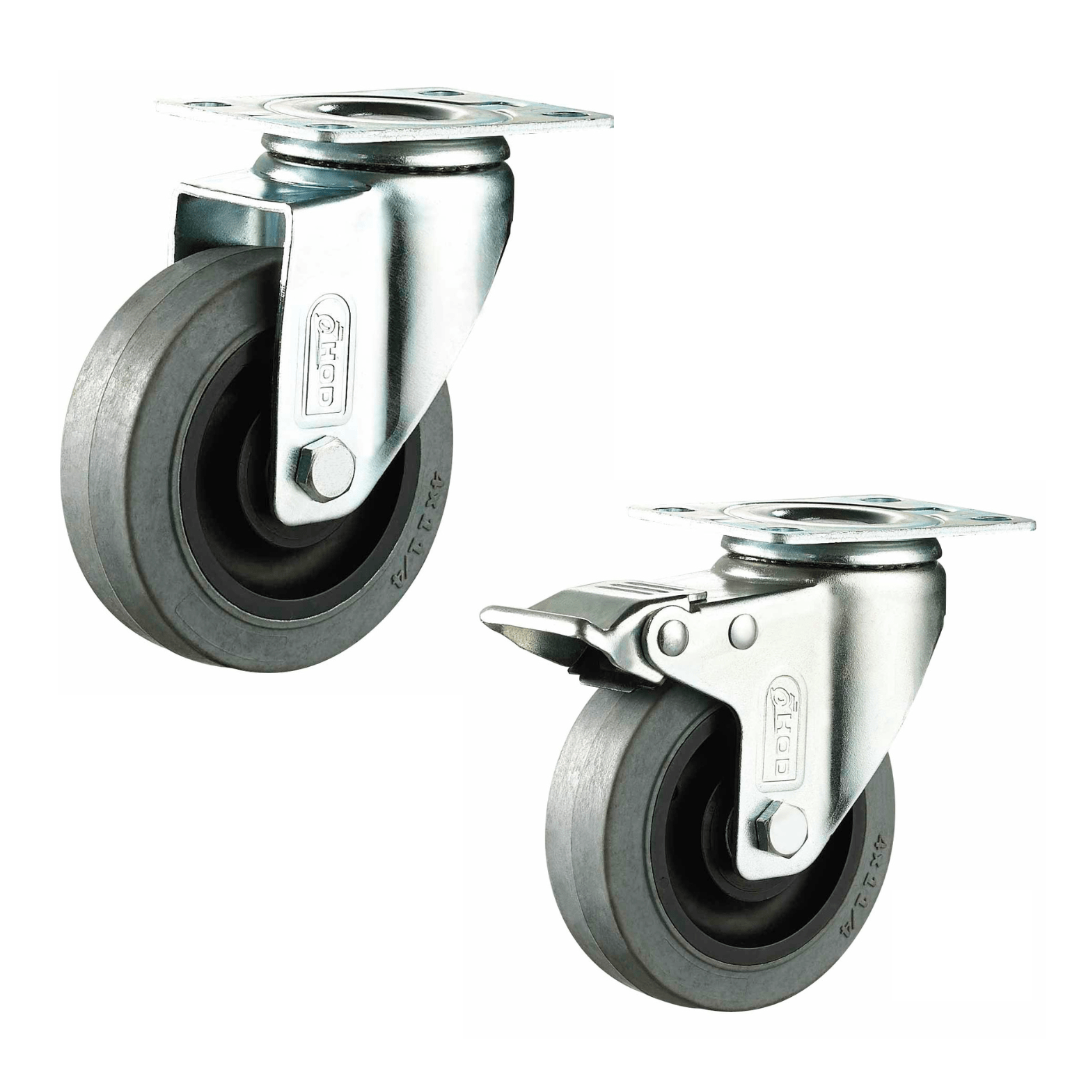 Medium Duty Antistatic Tpr Conductive Caster Wheels With Annular Bearing