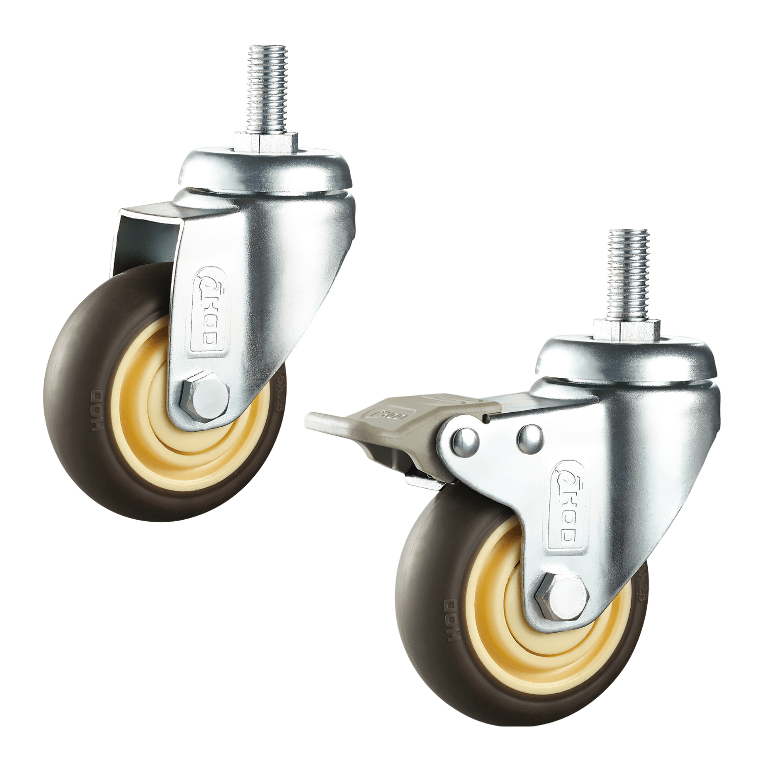 sident structure medical equipment tpr caster wheels with double ball bearing