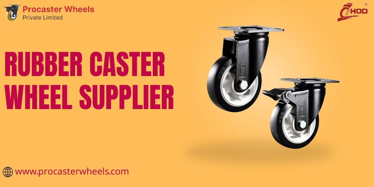 #1 Best Rubber Caster Wheel Supplier